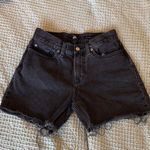 Vintage Quiksilver Black Jean Shorts